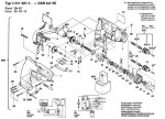 Bosch 0 601 921 827 Gsr 9,6 Ve Cordless Screwdriver 9.6 V / Eu Spare Parts